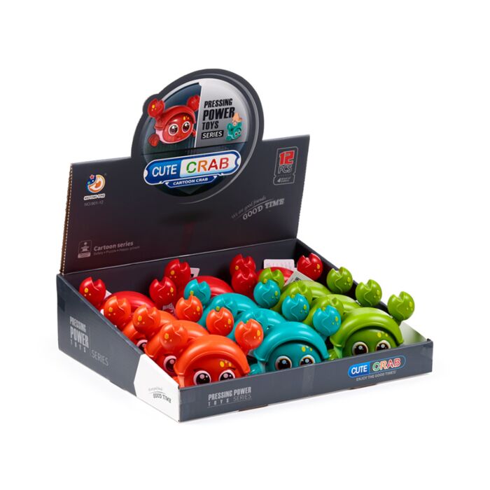 Press & Go Söt Krabba Actionleksak