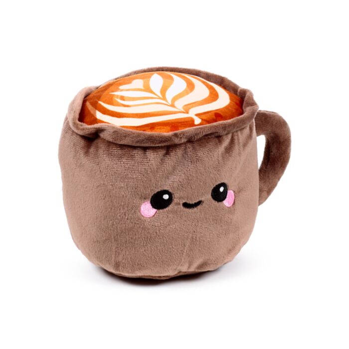 Foodiemals Cappuccino Plysch Lavendel Värmepåse