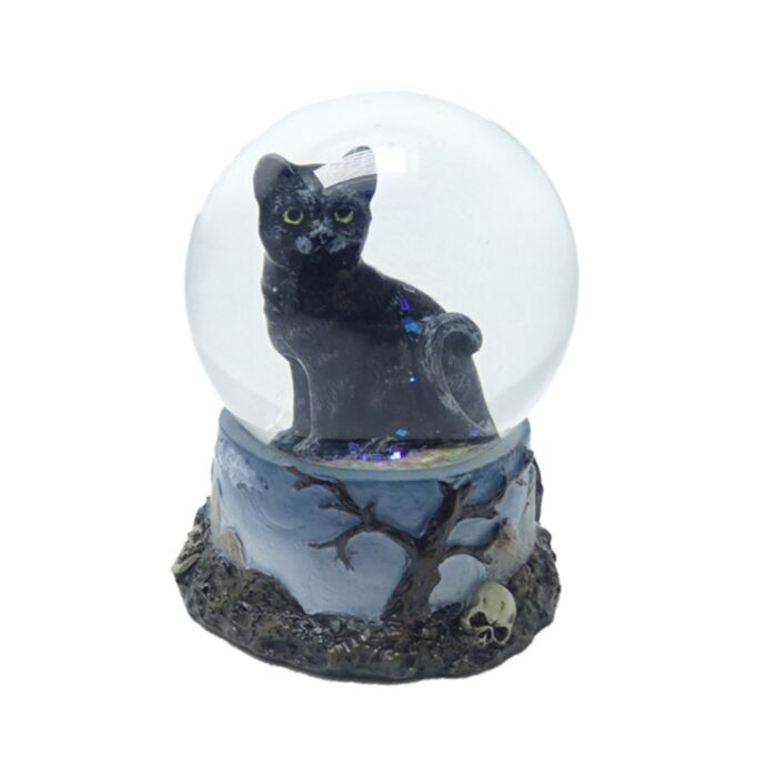 Svart Katt Snöglob