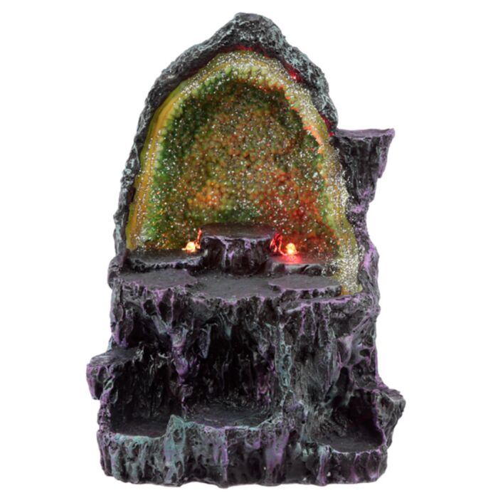 Dark Legends Crystal Cave LED Världsfigurer Displayställ