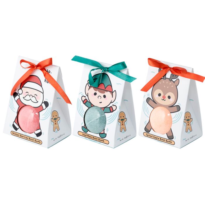 Jul Festive Friends Badbomb i Presentlåda