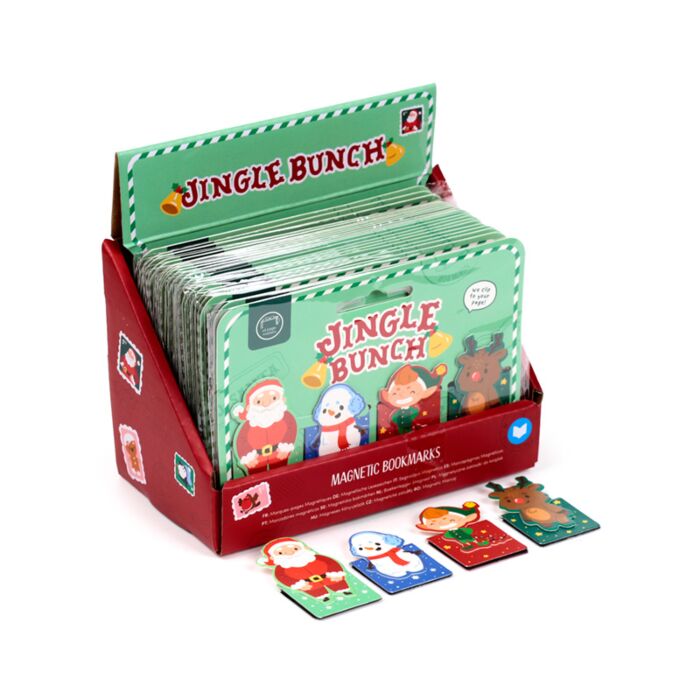 Jingle Bunch Jul Magnetiskt Bokmärke-Set