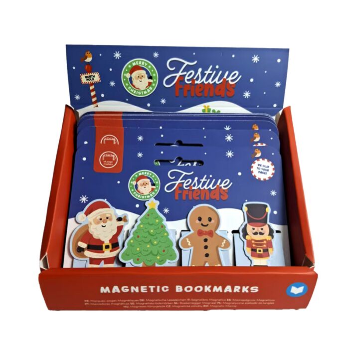 Festive Friends Jul Magnetiskt Bokmärke-Set