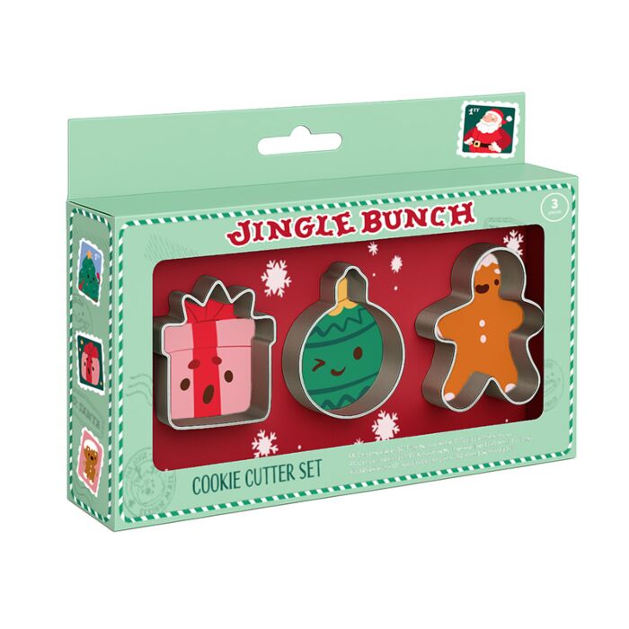 Jingle Bunch Jul Kakform 3-Pack