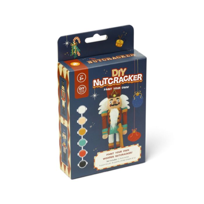 Christmas Nutcracker DIY Måla Din Egen Julgransdekoration