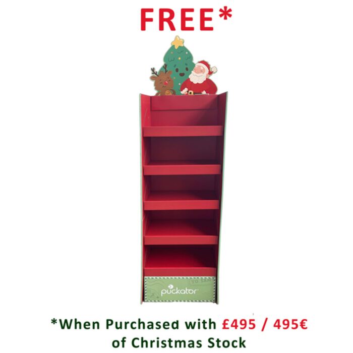 Jingle Bunch Jul FSDU Displayställ med 4 Hyllor