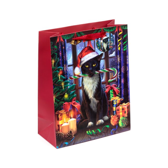 Lisa Parker Christmas Krampus Cat Presentpåse Stor