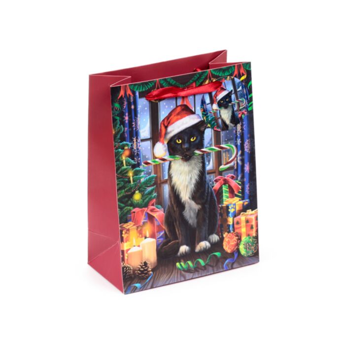 Lisa Parker Christmas Krampus Cat Presentpåse Medium