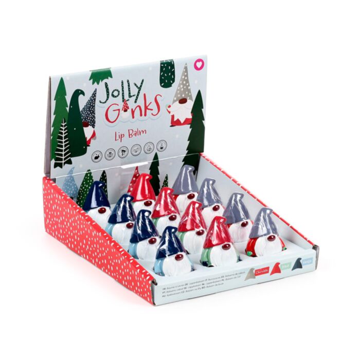 Jul Jolly Gonk Läppbalsam i Formad Hållare