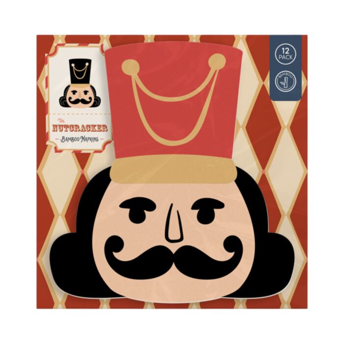 Jul Nutcracker 12-Pack 3ply Party Pappersservetter