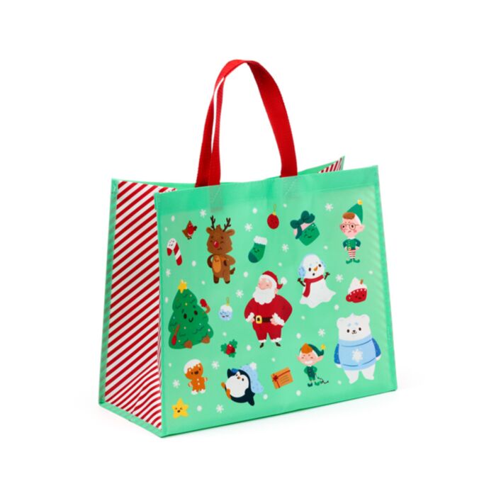 Jul Jingle Bunch Återanvändbar Shoppingväska