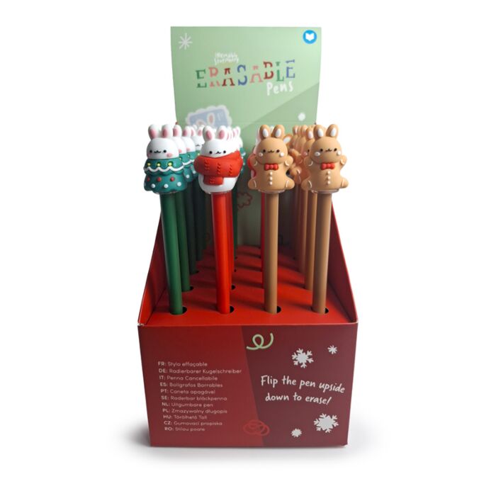 Jul Festive Friends Kanin Suddbar Bläckpenna med Topp