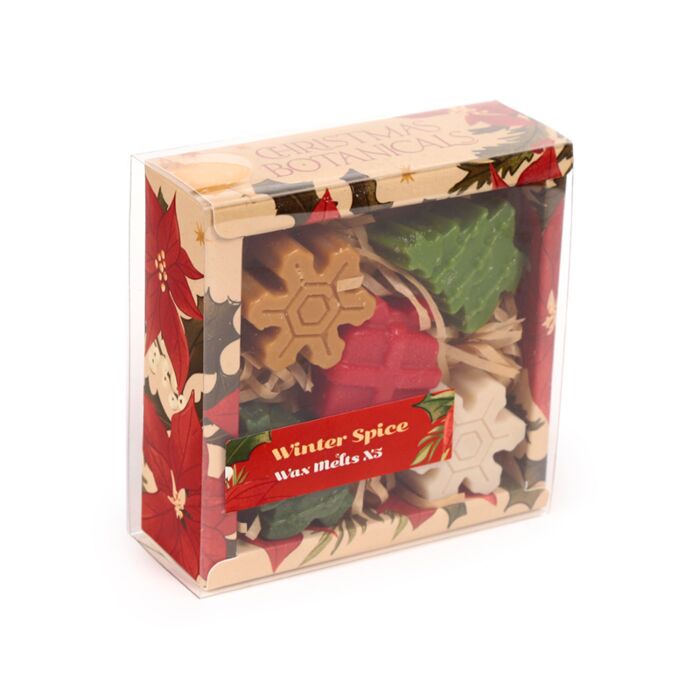 Winter Spice Christmas Botanicals 5-Pack Formade Vaxkakor