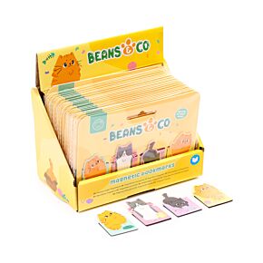 Beans & Co Cats Katt Magnetiskt Bokmärke-Set