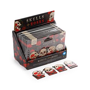Skulls & Roses Magnetiskt Bokmärke-Set Skulls & Roses Magnetiskt Bokmärke-Set