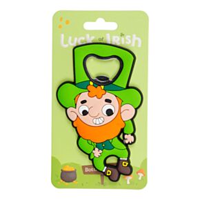 Luck of the Irish Leprechaun PVC Kapsylöppnare