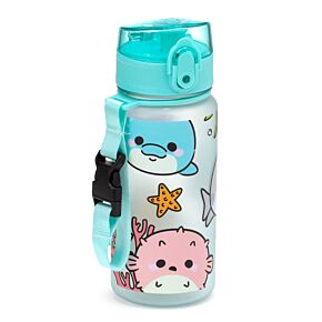 Adoramals Sealife Pop Top 350ml Splitterfri Flaska för Barn Adoramals Sealife Pop Top 350ml Splitterfri Flaska för Barn