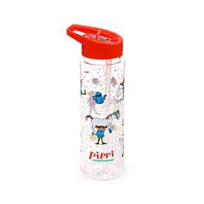 Splitterfri Plast 550ml Vattenflaska Pippi Långstrump