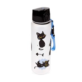 Lucky the Black Cat Katt Pop Top 600ml Splitterfri Flaska