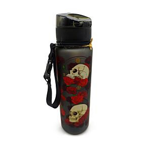 Skulls & Roses Pop Top 600ml Splitterfri Flaska