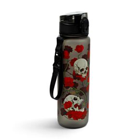 Skulls & Roses Pop Top 600ml Splitterfri Flaska