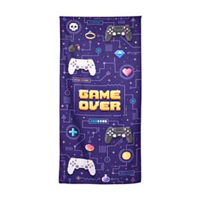 Game Over Mikrofiber Strandhandduk