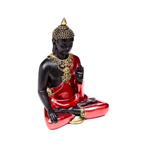 Röd, Svart & Guld Thai Buddha Meditation