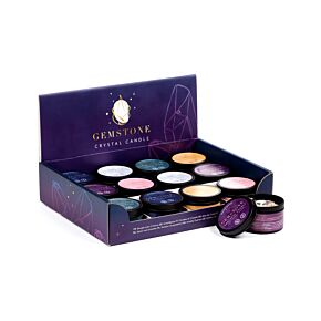 Ädelsten Kristall Sojavaxljus i Burk Ädelsten Kristall Sojavaxljus i Burk