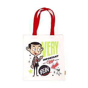 Mr Bean & Teddy Återanvändbar Tote Väska
