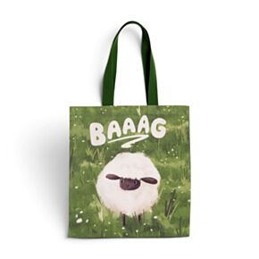 Sheep Får Återanvändbar Tote Väska