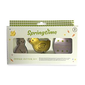 Springtime Kanin, Kyckling & Ägg Kakskärare 3-pack