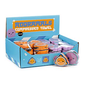 Adoramals Sealife Komprimerad Resehandduk Adoramals Sealife Komprimerad Resehandduk