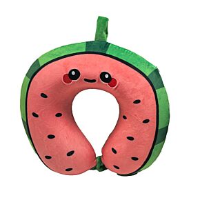 Relaxeazzz Foodiemals Lana the Watermelon Vattenmelon Plysch Minneskum Resekudde
