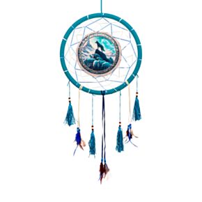 Spirit of the Wolf Pack Varg Drömfångare 33cm
