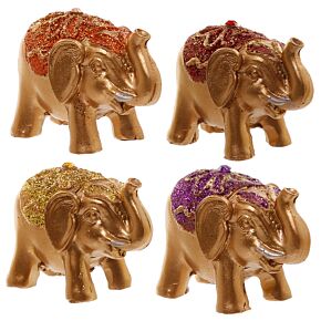 Liten Tur Elefant med Metalliskt Glitter Liten Tur Elefant med Metalliskt Glitter