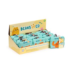 Ihopvikbar Återanvändbar Shoppingväska Beans & Co Katter