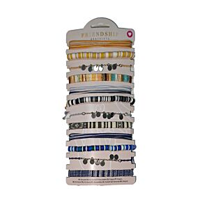 Vänskapsarmband - Vävd med Amuletter