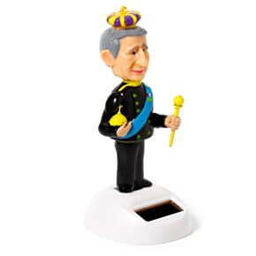 King Charles Solcellsfigur