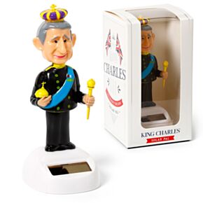 King Charles Solcellsfigur