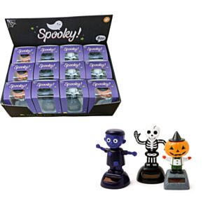 Spooky Frankenstein, Skelett & Pumpa Solcellsfigur