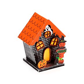 Spooky Trick or Treat Pumpa Halloween LED-Hus Dekoration Spooky Trick or Treat Pumpa Halloween LED-Hus Dekoration