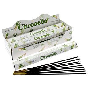 Stamford Premium Hex Rökelse Stickor - Citronella 37120