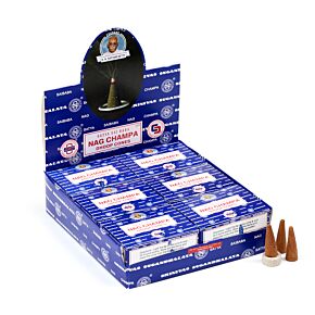 01431 Satya Sai Baba Nag Champa Dhoop Rökelsekoner