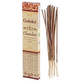 Goloka Masala Chandan Sandalwood Rökelsestickor Goloka Masala Chandan Sandalwood Rökelsestickor