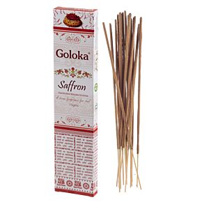 Goloka Masala Saffron Rökelsestickor Goloka Masala Saffron Rökelsestickor