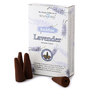 37427 Stamford Backflow Rökelsekoner - Lavendel