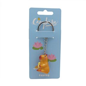 Capybara med Anka Nyckelring