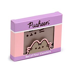 Pusheen the Cat 4-Pack Formade Underlägg