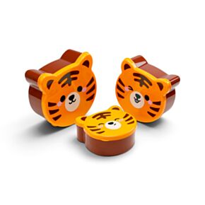 Adoramals Tiger Formad Lunchlåda 3-Pack