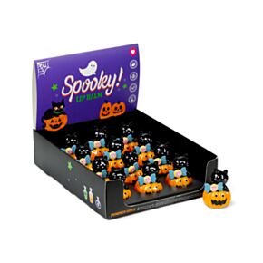 Spooky Läppbalsam i Pumpa & Kattformad Hållare